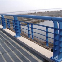 河道不锈钢护栏 蓝色