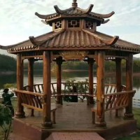 防腐木凉亭 古建凉亭 凉亭