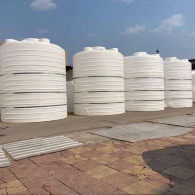 立式PE水塔储水桶5吨加厚储水罐圆形牛筋塑料桶