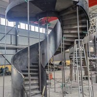 铁艺楼梯 钢结构旋转梯设计测量制作安装
