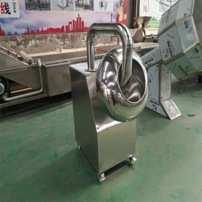 豫获机器花生裹衣机转速球型裹糖衣机圆型花生加工机械图4
