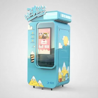 冰淇淋自动售货机 自助冰淇淋售货机