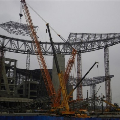 体育馆钢结构管桁架加工生产煤棚钢会展中心